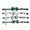 Cross-border new British plaid bow saliva towel matching cat collar buckle pet supplies manufacturers in stock