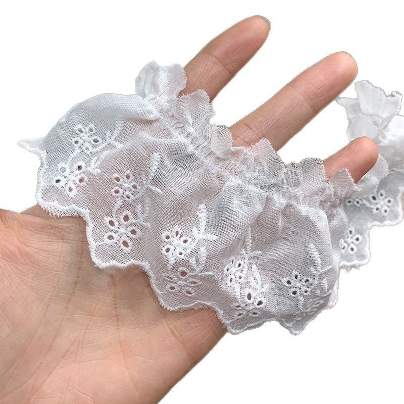 High-grade variety of cotton thread embroidery lace lace accessories webbing Lolita pain bag handmade diy material accessories