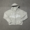 Space Grey Zip Coat