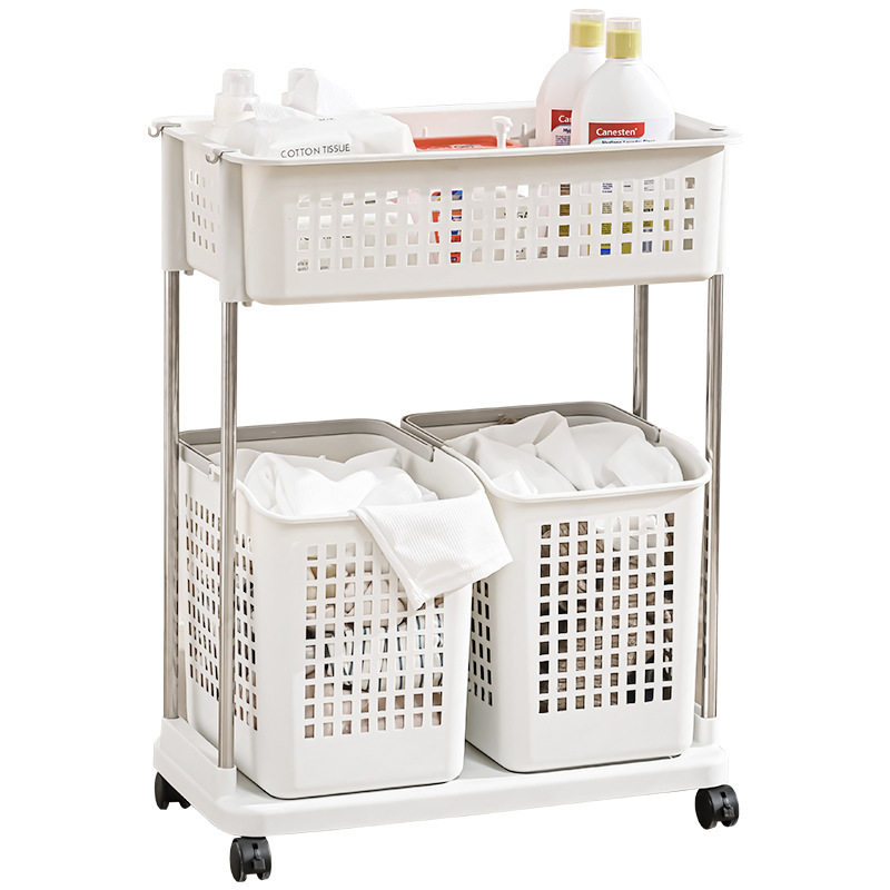 Dirty Clothes Basket for Home Use on Balcony or Bathroom, Laundry Storage Basket, Bathroom Dirty Clothes Basket, Bathing Basket, Dirty Clothes Storage Bin