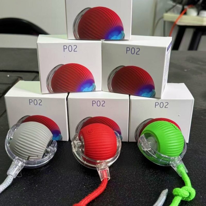 Cat toy ball self-hi ball teasing cat teasing dog rolling ball fur pet stuffing ball cat toy pet toy