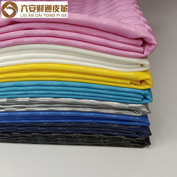 in stock four-sided 3D cat's eye pu leather 210g kaleidoscope high-gloss fabric neck pillow pillow swimsuit clothing