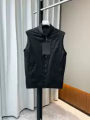 1037 Bird Brand Spring New Outdoor Sports Casual Warm Cotton Vest, Unisex Stand Collar Sleeveless Vest