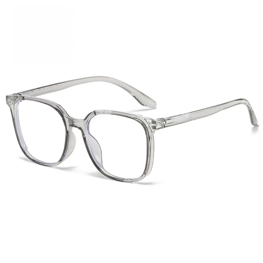 Korean Style Plain Anti-Blue Light Unisex Versatile Non-Prescription Glasses Wholesale, Can Be Fitted with Prescription Lenses, Tortoiseshell Plain Glasses Frame