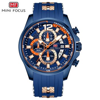 Mini Focus Watch Fashion Sports Waterproof Quartz Watch Large Dial Luminous Explosive Men's Watch 0350g