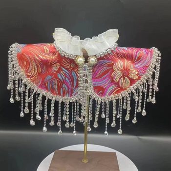 Handmade Fairy Shawl, Buddha Statue, Cloak, Nine-Tailed Fox Cloud Shoulder