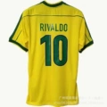 1998 brazil home jersey #10