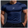 Navy blue with white label