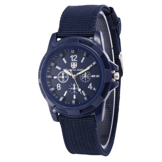 Hot-Selling Male Fashion Nylon Woven Belt Gemius Swiss Watch Luminous Sports Watch Military Watch Men