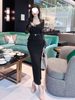 French-Style Sexy Lace Slim-Fit Set for Women 2025 Pure Desire Base Shirt Slimming Bodycon Skirt Two-Piece Set