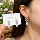 Серебряная игла S925, ароматный жемчуг, асимметричная мода, серьги в естественном стиле, женская индивидуальность, темперамент, дикие простые серьги для любви mini 67