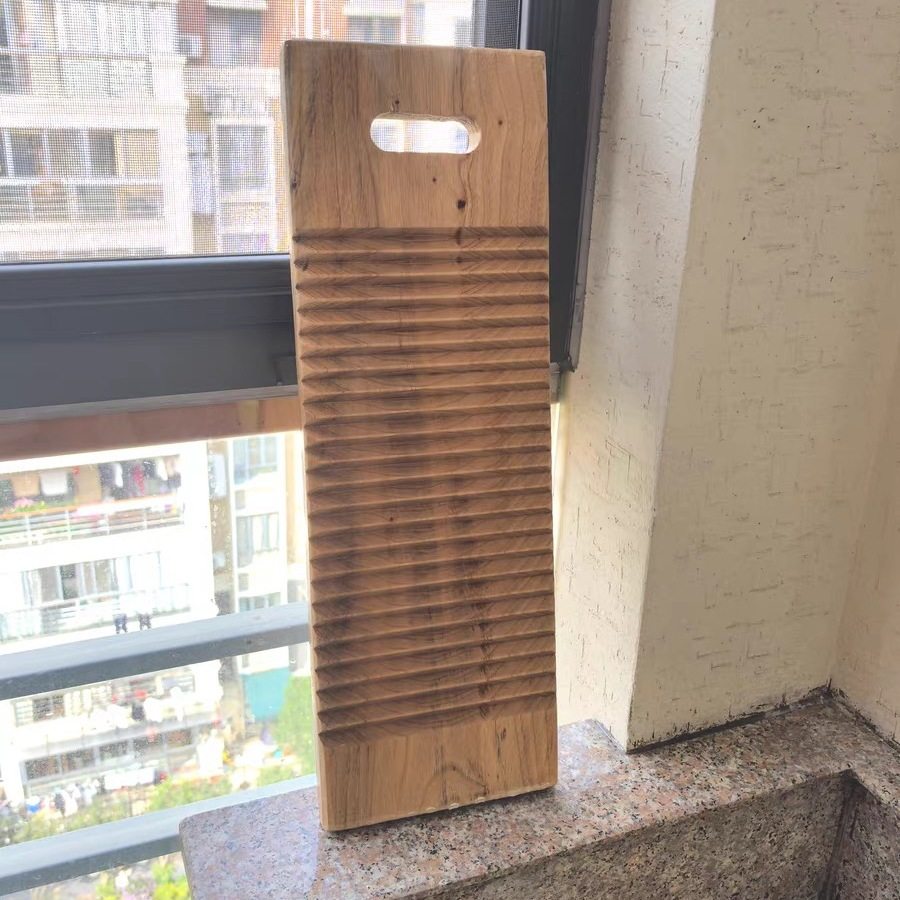 Pure Natural Camphor Wood Washboard Household Solid Wood New Washboard Hand Wash Clothes Wooden Washboard Kneeling Board