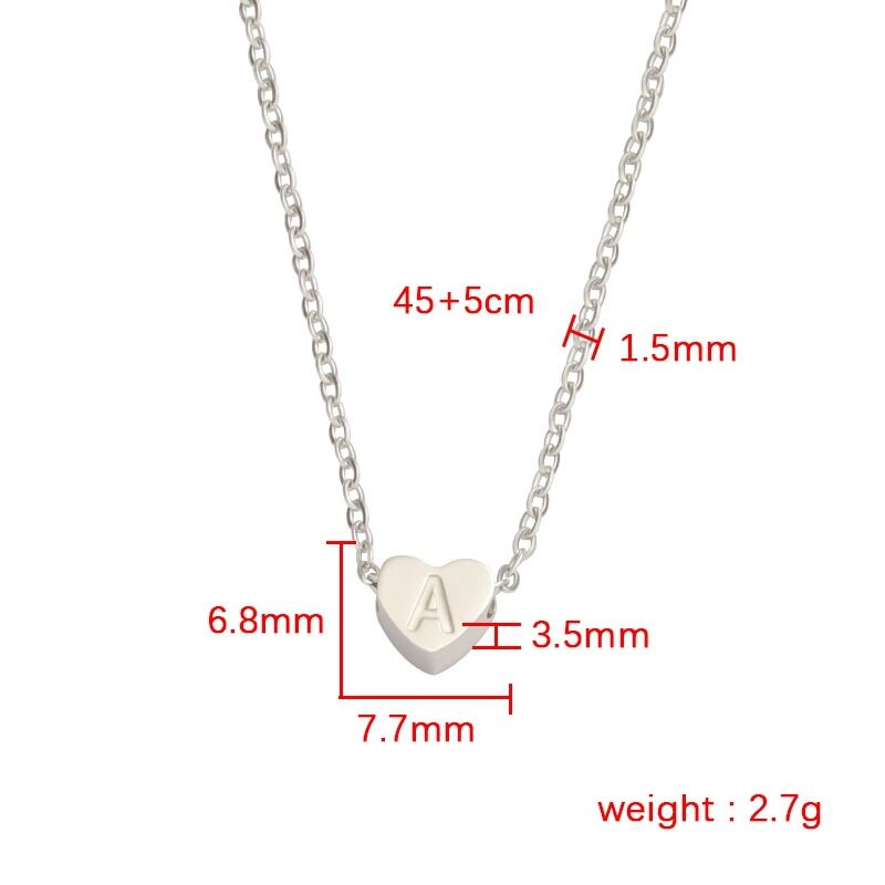 European and American Hot-Selling Corrosion English Letter Love Pendant Necklace Stainless Steel Trendy Versatile Couple Clavicle Chain