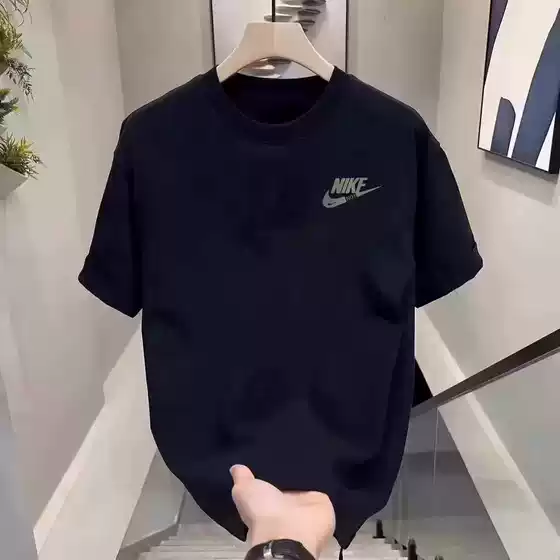 Wholesale Heavyweight Cotton T-Shirt for Men Summer New Trendy Relaxed Fit Crew Neck Streetwear Tee
