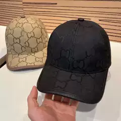 Cap Spring and Summer ins Korean Style Fashionable Baseball Cap Double G Pattern Fashionable Casual Hat New Arrival All-Match for Men and Women