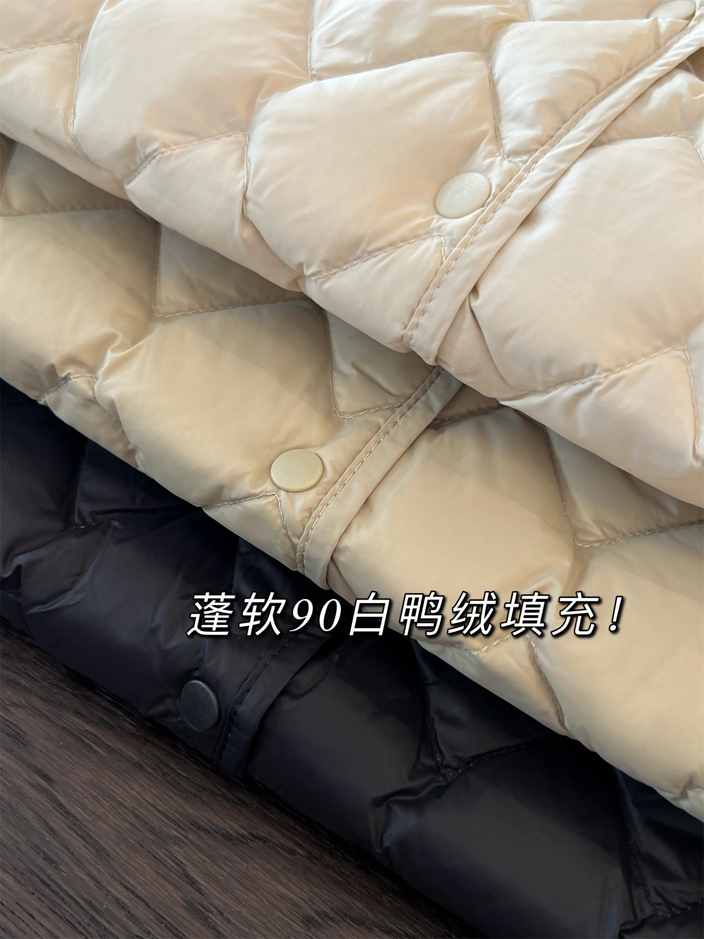 Autumn and Winter Warm V Neck Quilted down Jacket Lining Classy Inner Layering Lightweight down Vest Vest Top for Women