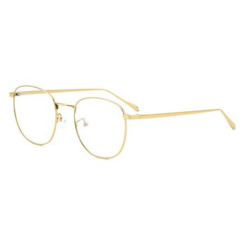 Lisa with pure titanium glasses frame female Shenzhen retro net red large frame flat glasses frame F31015 wholesale