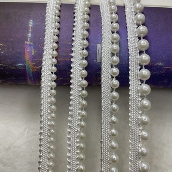 Pearl Lace Inlay Pearl Lace DIY Handmade Clothing Shoes and Hats Accessories Shoe Material with Lace