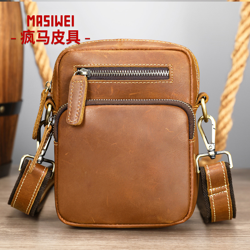 (Mới) Mã A2767 Giá 1190K: Túi Đeo Vai Nam Gutdbu Cao 10Cm Phong Cách Âu Mỹ Túi Xách Ví Nam Chất Liệu Da Bò G04 10 Sản Phẩm Mới, (Miễn Phí Vận Chuyển Toàn Quốc).