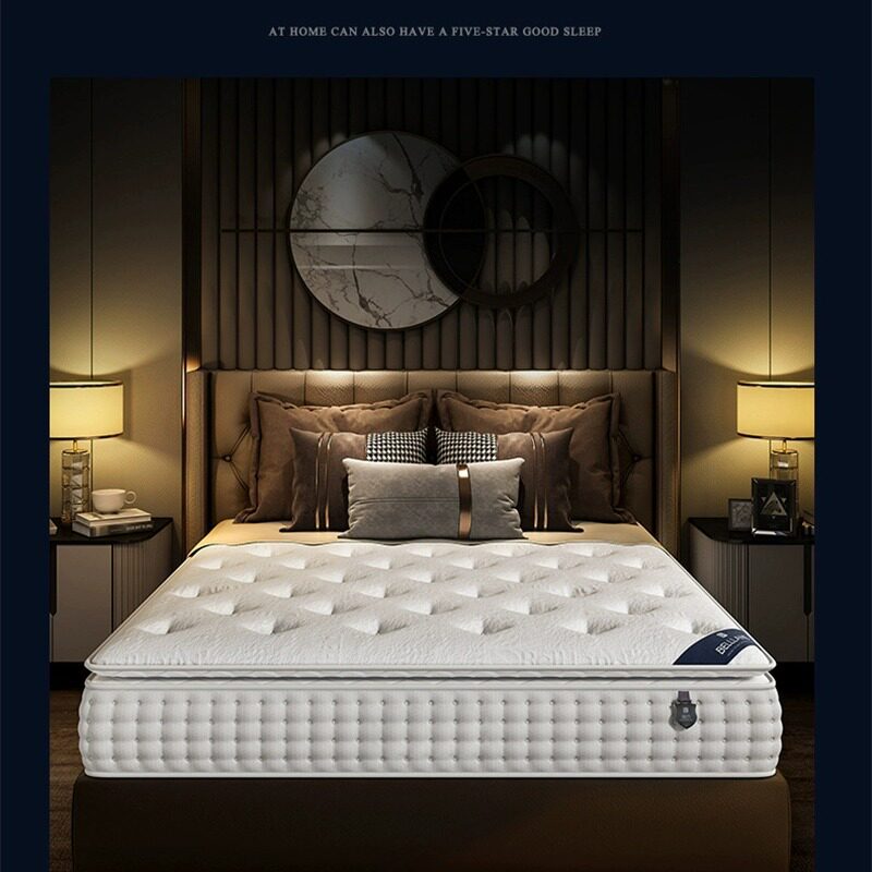 Five-star hotel mattress homestay apartment independent spring latex soft and hard dual-use 1.8m Simmons factory wholesale