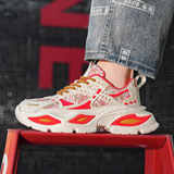 New Balance daddy shoes Черная молодежная трендовая повседневная обувь Samurai на толстой подошве, износостойкая дышащая мужская нескользящая спортивная обувь