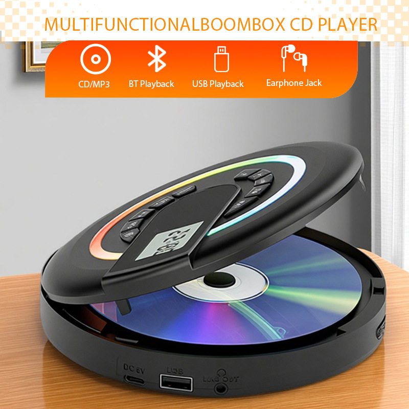 Cross-Border Portable Music Player Cd Player English Language Learning Device Bluetooth Speaker Audio Music