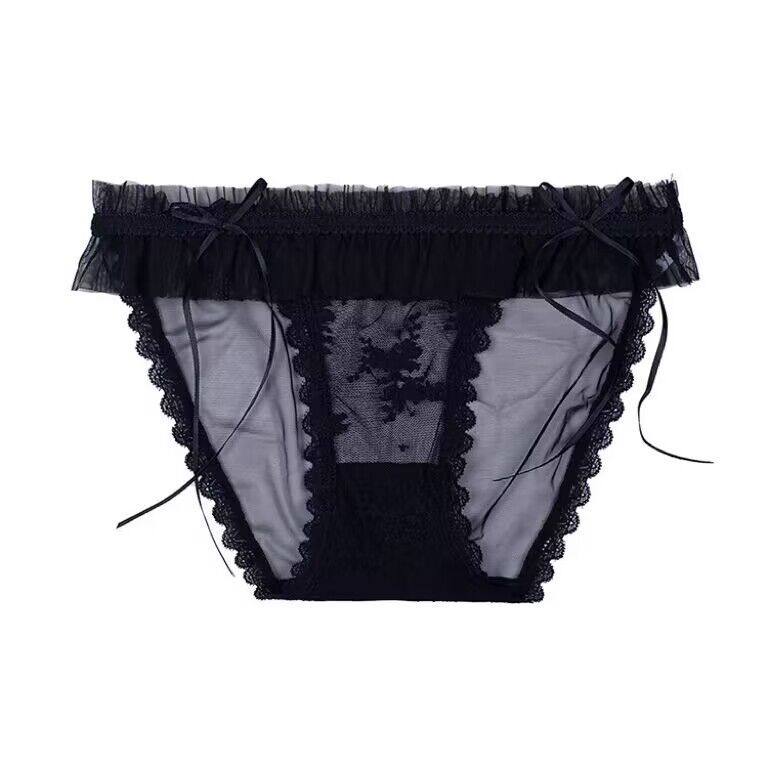 仙仙欲欲*仙女性感蕾丝网纱蝴蝶结少女中腰甜美三角内裤,淘宝优惠券,粉丝福利购,淘宝优惠卷