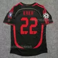 2006-07 season ac milan second away black printed number 22