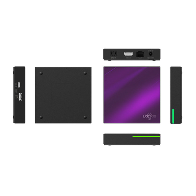 Cross-Border Ugoos Sk4 Set-Top Box S905X5M-J Android 14 Hd 4K Bluetooth Tv Box Tv Box