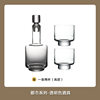 Industrial and Trade Manufacturer's Simple and High-End Glass Wine Vessel, Modern and Simple, Elegant and Textured Decanter, Whiskey Set, Wine Bottle