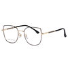 F93001 Cat Eye Retro Glasses Frame 2022 New Personalized Flat Mirror European and American Metal Trendy