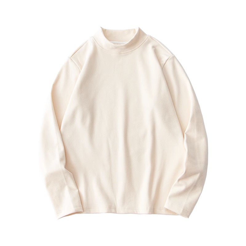 德绒打底衫男秋冬季新款加绒加厚保暖内衣高领内搭男士长袖T恤男