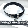 [15 black and white spotted crosses - thickened roller] crow ch holy sword heart belt