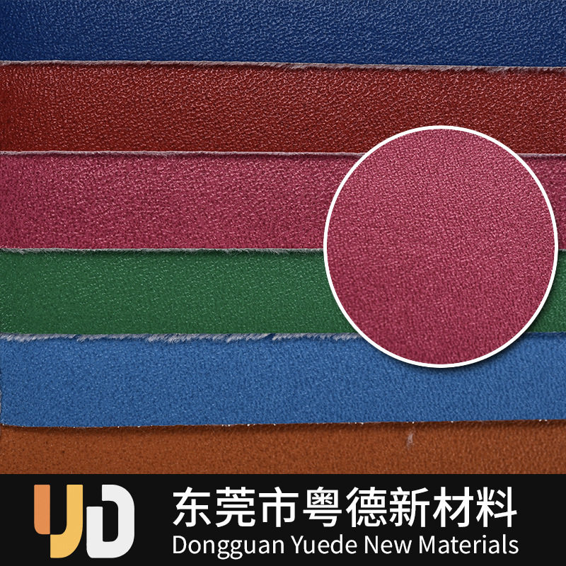Soft Pu Leather Sofa Clothing Leather 0.9mm Microfiber Artificial Leather Stain-Resistant Sheep Pattern Imitation Leather Fabric Manufacturer Wholesale