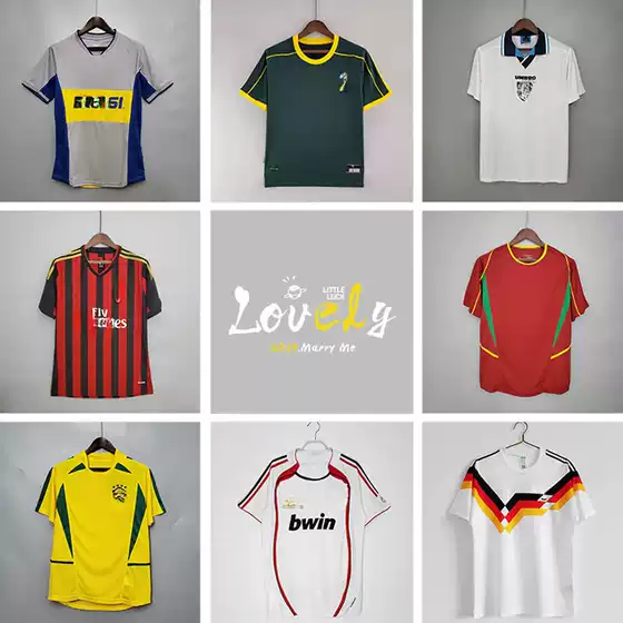 England retro football jersey, France Atletico Madrid, Portugal Rangers, Boca Juniors, Inter Milan, AC classic jersey