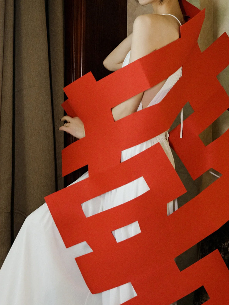 Extra Large Happy Words Wedding Certificate Engagement Photo Props Wedding Red Happy Words Stickers Wedding Room Decoration Decoration Stickers