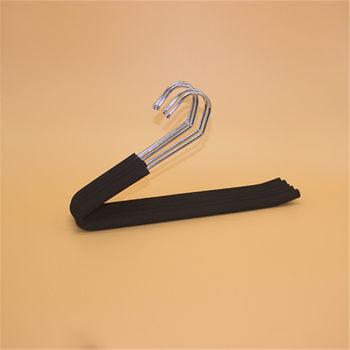 Multi-functional non-slip sponge pants rack thick steel wire pants hanger 2-type clothes hanger seamless men's clothing store clothes rack
