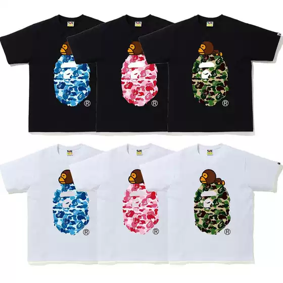 2026 Summer New Style Ape Head Japanese Trendy Brand Youth Loose Casual Versatile Cotton Short-Sleeve T-Shirt Stylish