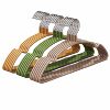 New Curved Clothes Hanger for Home Use, Suitable for Hanging Adult and Children's Clothes, Made of Thickened and Reinforced Resin, Non-Marking and Prevents Shoulder Marks