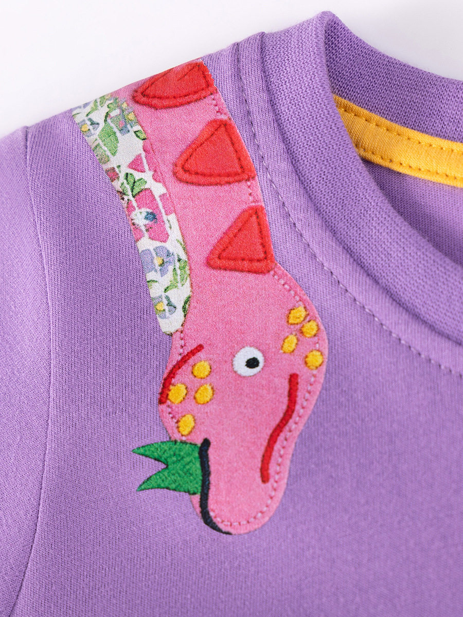 New Summer Girls' Short-Sleeve Dress, Cartoon Kids' Dress, Baby Dress