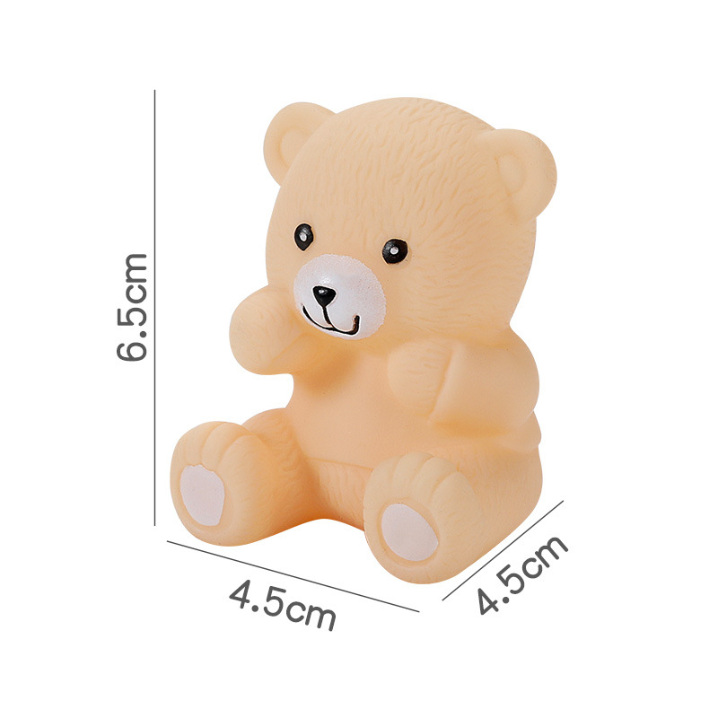 搪胶捏捏乐可爱动物小鸭子儿童洗澡戏水宝宝浴室沐浴益智玩具批发