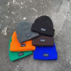 Korean-style knitted hat men's winter wool hat European and American-style all-match cold hat thickened warm ear protection hat cold-proof Japanese style