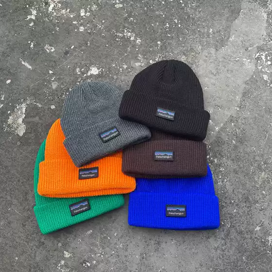 Korean-style knitted hat men's winter wool hat European and American-style all-match cold hat thickened warm ear protection hat cold-proof Japanese style