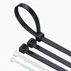 National standard black and white nylon cable tie 3.6*200*300 plastic cable tie self-locking binding cable tie in stock