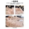 Thickened Winter Coral Fleece Blanket for Nap, Office Air Conditioning Sofa Cover, Student Dormitory Small Quilt Shawl