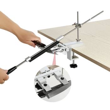 Cross-Border Fixed-Angle Knife Sharpener Sy Tools Double Chuck 360 Flip Knife Sharpener with Grinding Stone for Home Kitchen S06