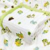 Baby bath towel 110/110 six layer gauze wrapping high density cotton gauze blanket baby bag is in stock wholesale