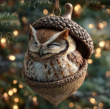 Cross-Border New Chestnut Squirrel Hedgehog Christmas Decorations Christmas Tree Pendant 2D Flat Printing Acrylic Pendant