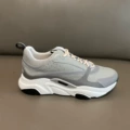 Gray genuine leather stitching