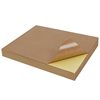 A4 Kraft Paper Dry Glue 210*297 Label Paper Dark Brown Matte Carton Color Laser Inkjet Adhesive Self-Adhesive